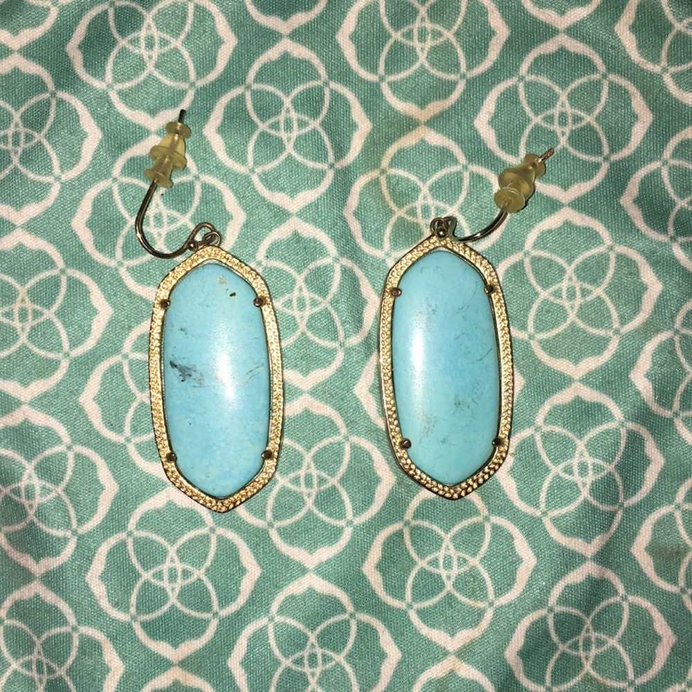 Kendra Scott Turquoise Elle Earrings